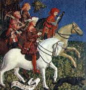 MASTER of the Polling Panels Prince Tassilo Rides to Hunting oil painting on canvas